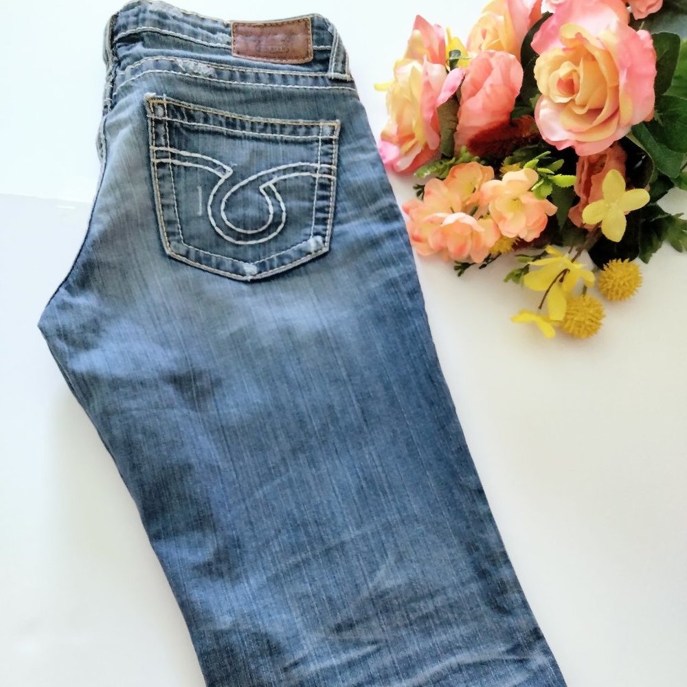 Big Star Liv Cropped Womens Jeans Sz 31